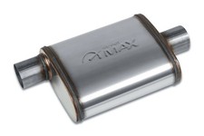 Street Max- Sm113664x9 Oval Body Muffler - 2.5 Offset In  2.5 Center Ou