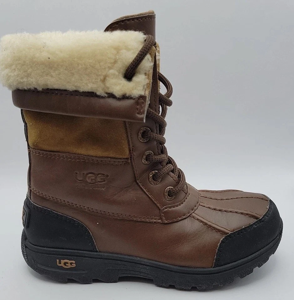 UGG Butte II CWR Boots Toddler Boy Size 13 Brown Winter Waterproof 1098890K - Image 2 of 4