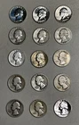 Lot of 15 Washington Quarters  1941-64 - 90% Silver