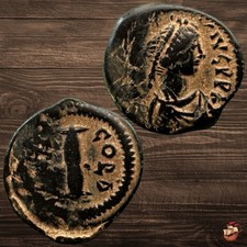 GORGEOUS 🏺 Anastasius Decanummium - Constantinople (Sear 26) Small Follis #T767