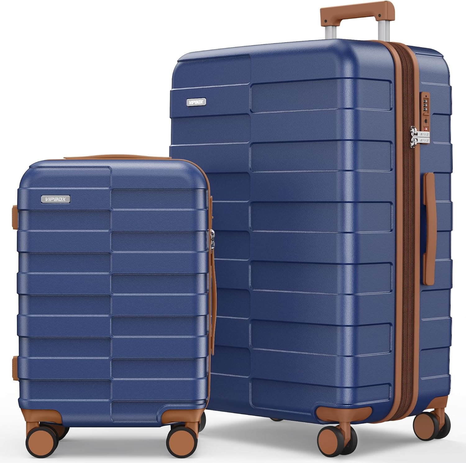 Set 20/28" Expandable With Spinner Wheels - Classic Blue