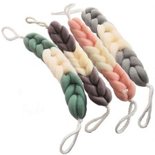 4 Packs Long Stretch Back Sponge with Rope Handles Back Scrubber Bath Shower ...