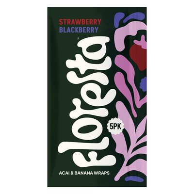 Floresta Acai Wraps - Strawberry Blackberry Banana + Acai Blend