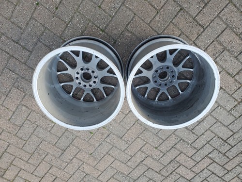 C6 Corvette World Challenge BBS Custom Magnesium Rear Wheels 18x12 RE727 - Picture 5 of 6