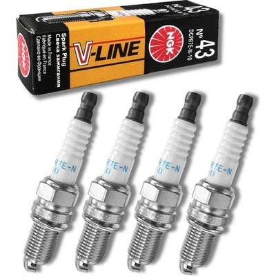 4x NGK 94037 Zündkerze V-Line DCPR7E-N-10 für FIAT LANCIA OPEL ALFA MITO PUNTO