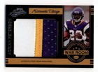 ADRIAN PETERSON 2007 PLAYOFF ABSOLUTE WAR ROOM ROOKIE 3-COLOR PATCH #23/25 T6741