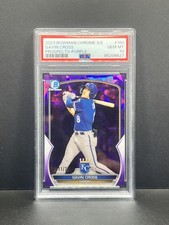 2023 Bowman Chrome Sapphire Gavin Cross RC /25 Purple PSA 10