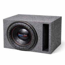 American Bass Subwoofer Ported Box Enclosure Car Audio Bass Speaker Tested