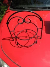 RED MOUNTAIN IRON WORKS SOUTHERN LIVING AT HOME 2-TIER PIE OR PLATE STAND