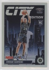 2023-24 NBA Hoops Premium Stock City Edition Silver Prizm Jordan Hawkins #7 1g9p