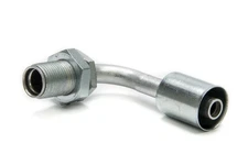 Vintage Air 35883-VUG - #10 90 Degree Bulkhead Beadlock O-Ring Fitting