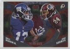 2017 Panini Vertex Nemeses Josh Norman Odell Beckham Jr #NM-1 c8n