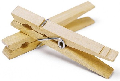 Whitmor Wooden Clothespins - Set of 400