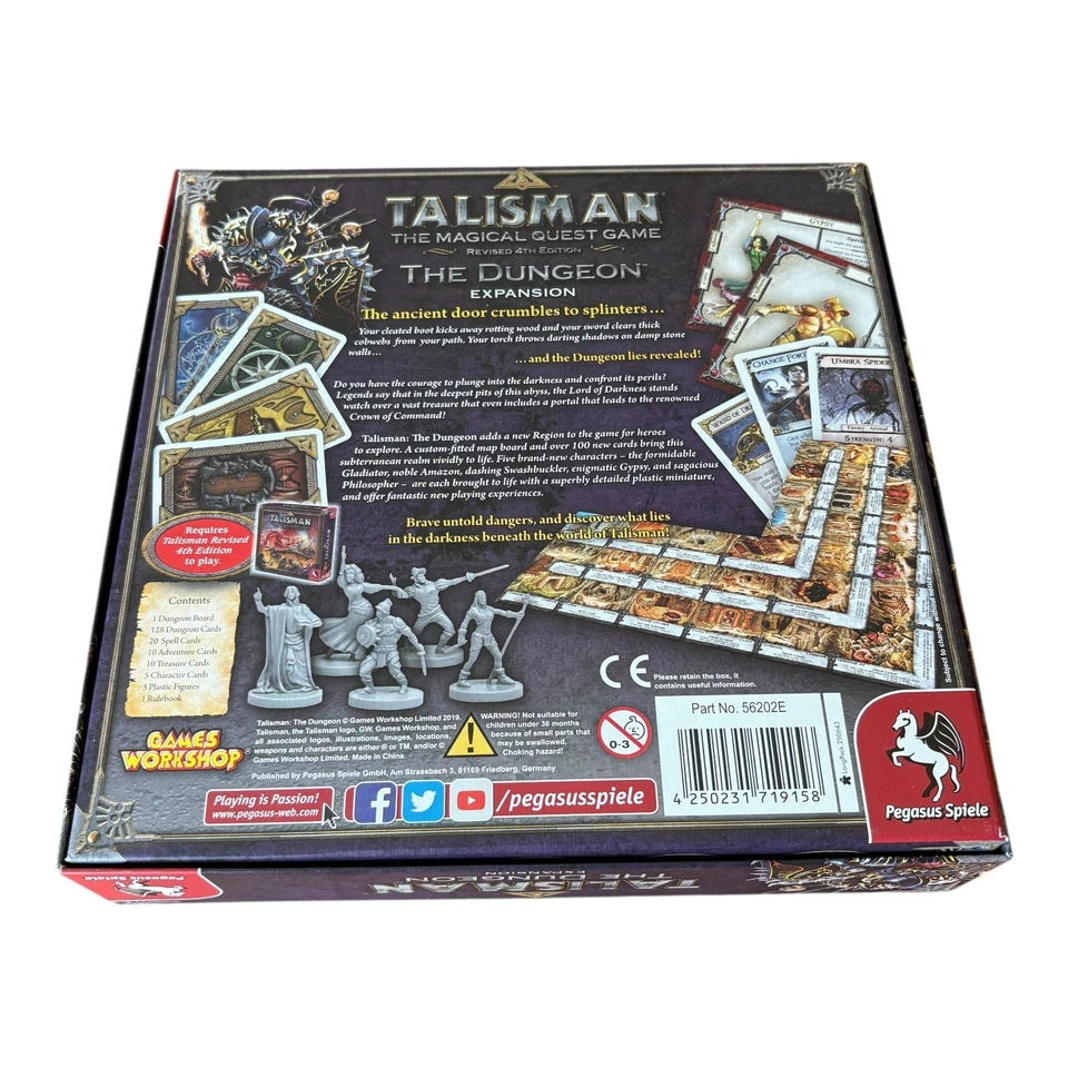 Talisman Revised 4th Edition: The Dungeon Expansion Board Game (Complete) 🐙 - Image 4 of 4