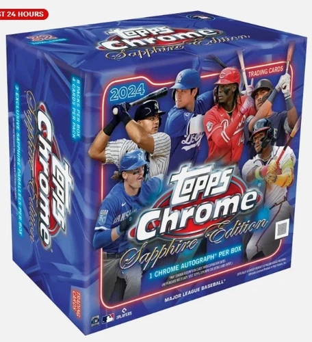 2024 Topps Chrome Sapphire Edition MLB Baseball Factory Sealed Box