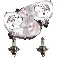 Halogen Scheinwerfer Set für Nissan MICRA IV K13 05.10- H4 inkl. PHILIPS
