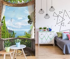 3D Sky Clouds B6697 Wallpaper Wall Mural Removable Self-adhesive Amy