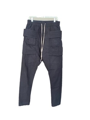 パンツ RICK OWENS DRKSHDW CREATCH CARGO Rick Owens Men's DRKSHDW Creatch Cargo Pants Sized Medium