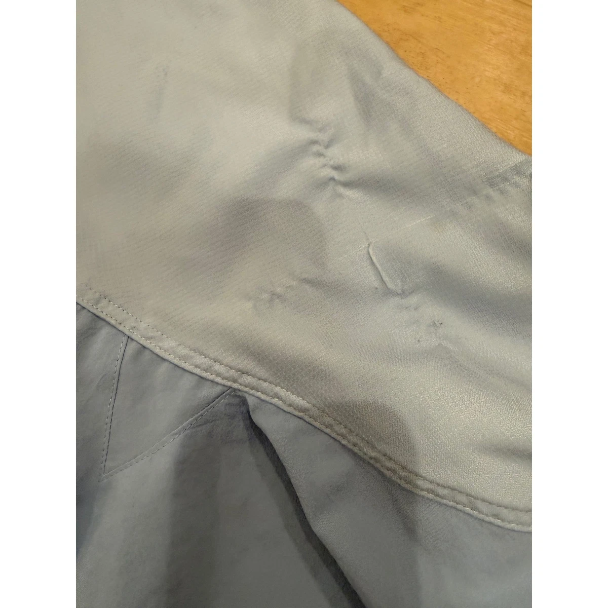 Camisa de pesca Simms SolarBan para hombre XL azul manga larga UPF 50+ bolsillos ventilados