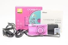 Mint w/Box Nikon COOLPIX S3600 20.1MP Compact Digital Camera Pink From JAPAN