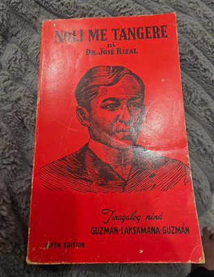 Dr. Jose Rizal Noli Me Tangere Tagalog 5th Ed Illustrated Softcover 1950