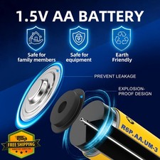 PKCELL AA Batteries 100 Pack 1.5V Carbon Double A for Remotes Clocks 0.28 per gallon
