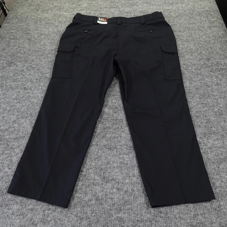 5.11 Tactical Taclite PDU B-Class Pants Men's 48x30 Midnight Navy Teflon Cargo - Image 2 of 4