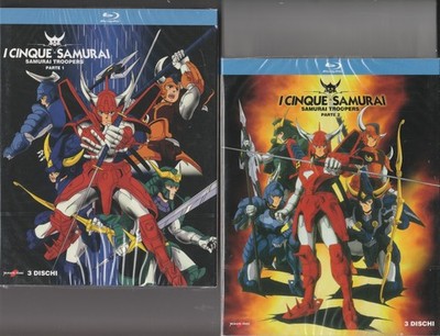 6 Blu-ray I CINQUE SAMURAI TROOPERS Full Series LTD Integral Neu Sealed