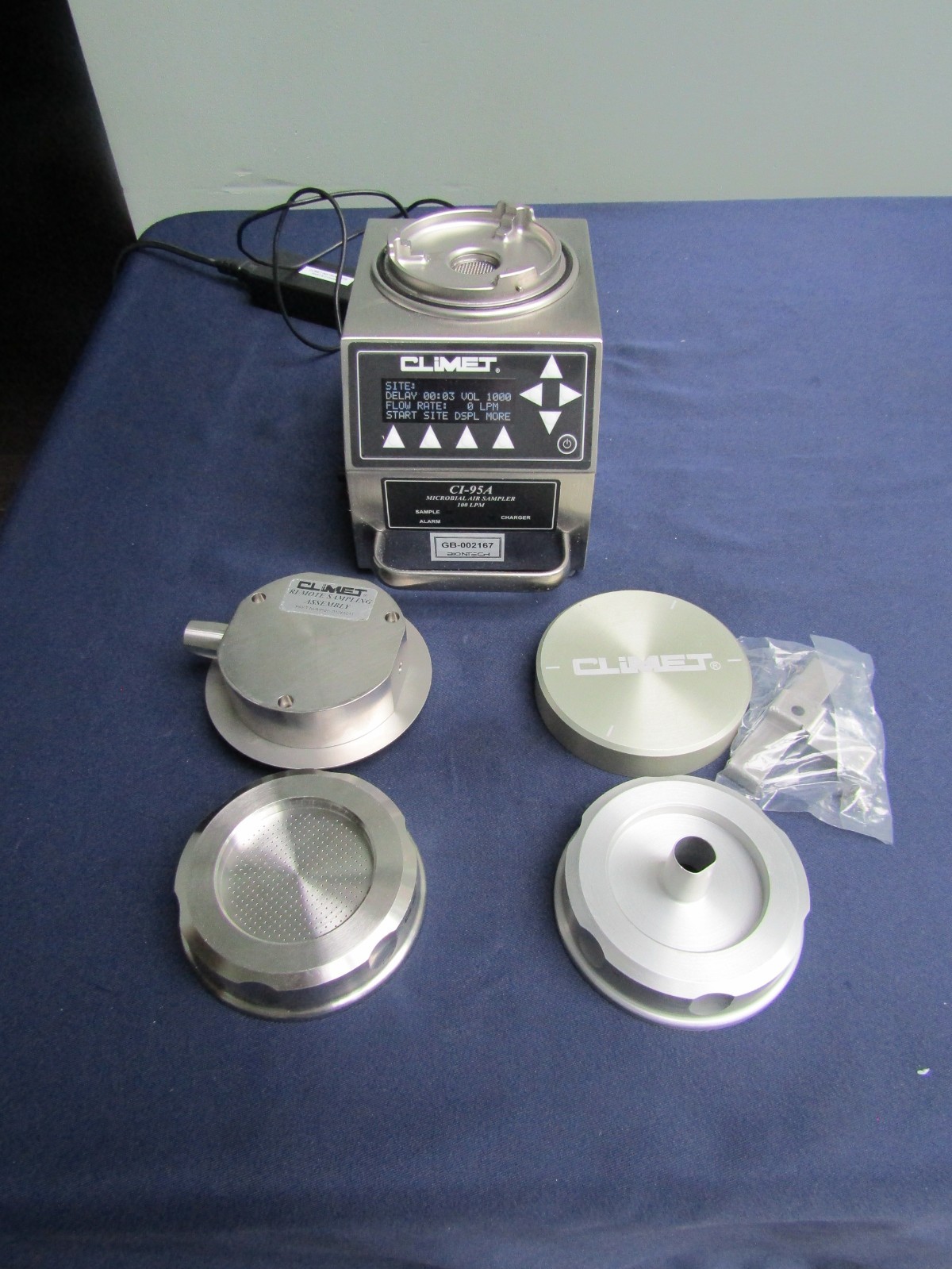 Microbial Air Sampler Climet CI-95A GUARANTEED calibrated through 11/6/2026