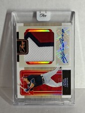 2024 Panini Three and Two Dylan Crews Prospect Jersey Autographs /10 gold rookie