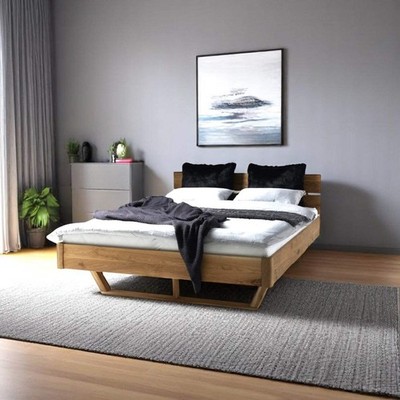 Bett Casanova Eiche massivholz 140x200cm