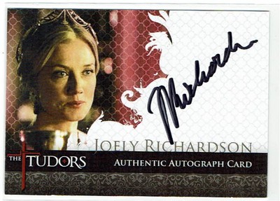 The Tudors Final Season 2013 Auto Autograph JR Joely Richardson Catherine Parr