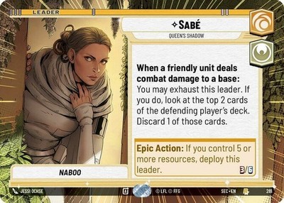3 x Sabé - Queen's Shadow - Hyperspace - Secrets of Power - NM-Mint - Star Wars 