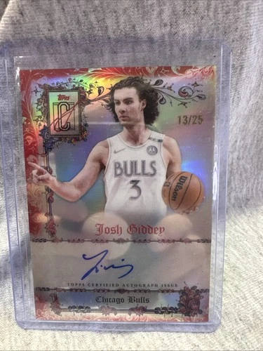 2025 Topps Signature Josh Giddey Red (RAW)