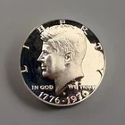 Uncirculated Proof 1976-S San Francisco Mint Silver Kennedy Half Dollar