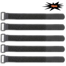 10/5pcs Reusable Hook Loop Cable Ties Nylon Fastening Straps Wire Organizer