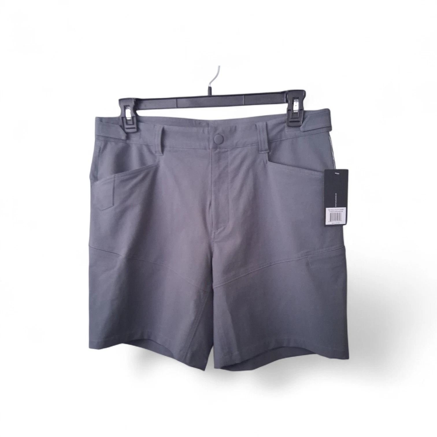 NWT Ten Thousand Tactical Utility Shorts Mens 34 Grey Training Hiking TTSH015