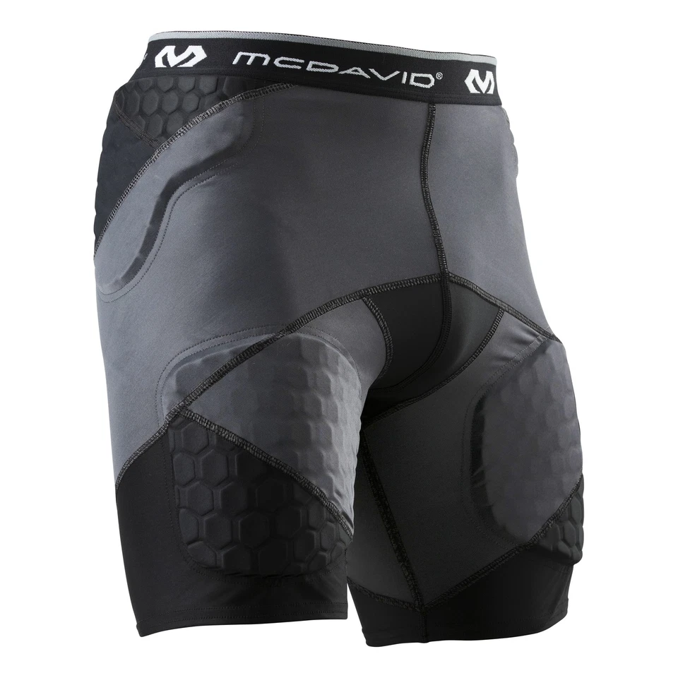 Pantalón corto McDavid Hex Thudd Cross Compression - negro - pequeño Foto 2 de 3