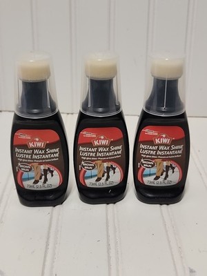 KIWI 115011-115012 Instant Wax Shoe Shine (Pack of 3)