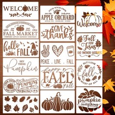 Fall Stencils for Door Mats Painting 8 inches x 12