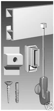 ARTI GALLERY WHITE PICTURE HANGING SYSTEM DELUX PRO KIT