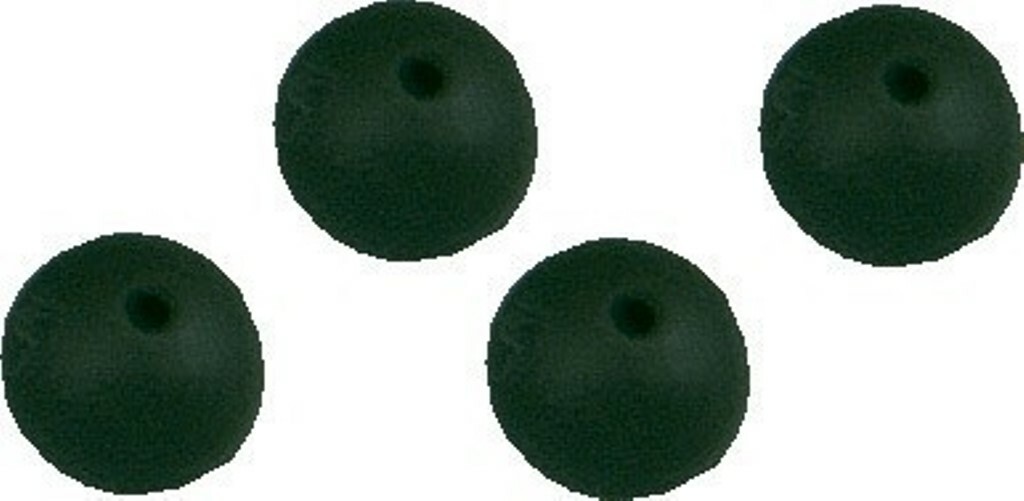 280 Perlen-Sortiment oval .selbstleuchtend grün & rot mix 6 Größen, 6-12mm,oval sortiert in Box