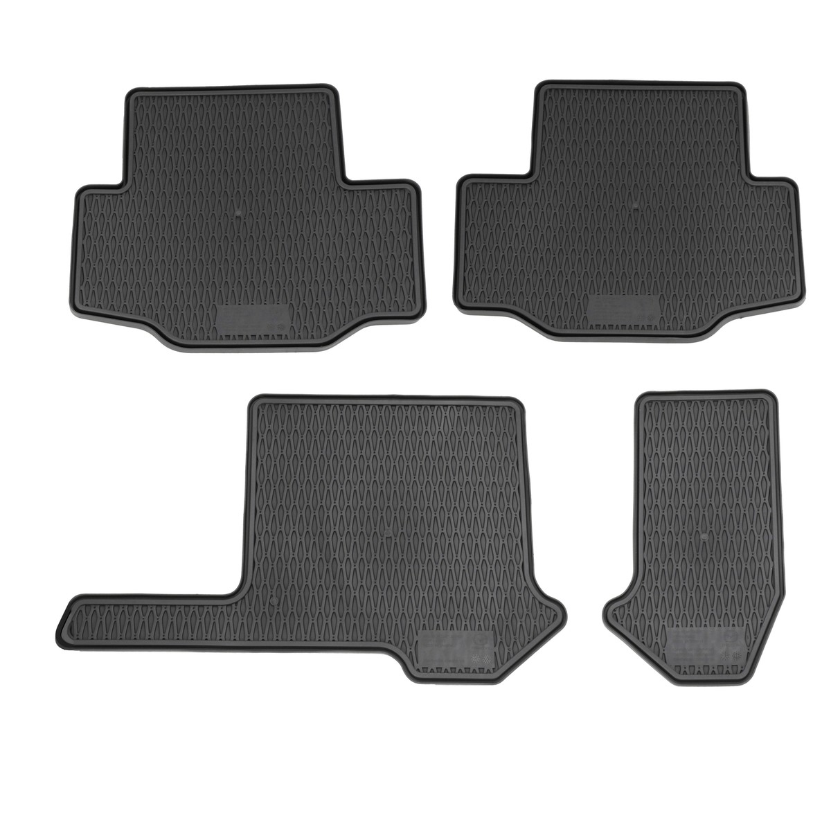 まっけんじページ NEW OEM Mazda 2024 CX-90 Rear All-Weather Floor Mats Set Black