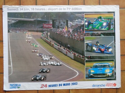 Affiche vintage Championnat 24 Heures du Mans 1962. Art mural vintage course automobile. Poster vintage idée cadeau décoration d'intérieur . - France