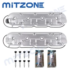 2x Valve Cover Set for 2009-2013 Chevrolet Corvette LS9 12-15 Chevy Camaro 6.2L