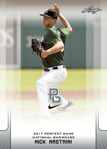 Nick Nastrini 2017 Blatt Perfekt Spiel " Blau CM Parallel Rookie Card ! Ltd 25 Nick Nastrini 2017 Blatt Perfekt Spiel " Blau CM Parallel Rookie Card ! Ltd 25