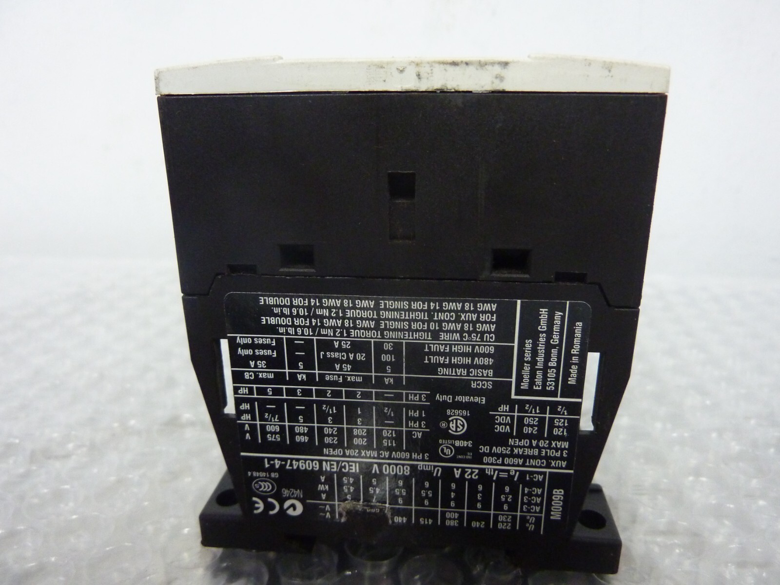 New Eaton Xtce009b10a Dilm9-10 3 Pole 9 Amp 1 N.o. Conta Dde - Foto 2