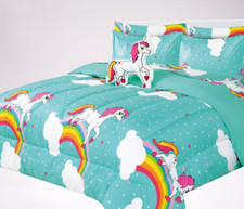 Kids Teens Twin / Full Comforter Bedroom Reversible Complete Set Boys & Girls