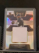 Vidal Brujan 2022 Select Jumbo Rookie Jersey - Silver Prizm #11/250   Rays