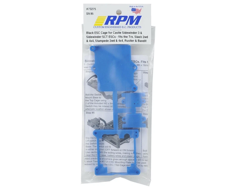 RPM Spezial Regler Halterung blau für TRX Slash 2WD und 4x4 RPM-73275 Slash 4... - Bild 2 von 2